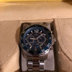 Silver Invicta Watch
